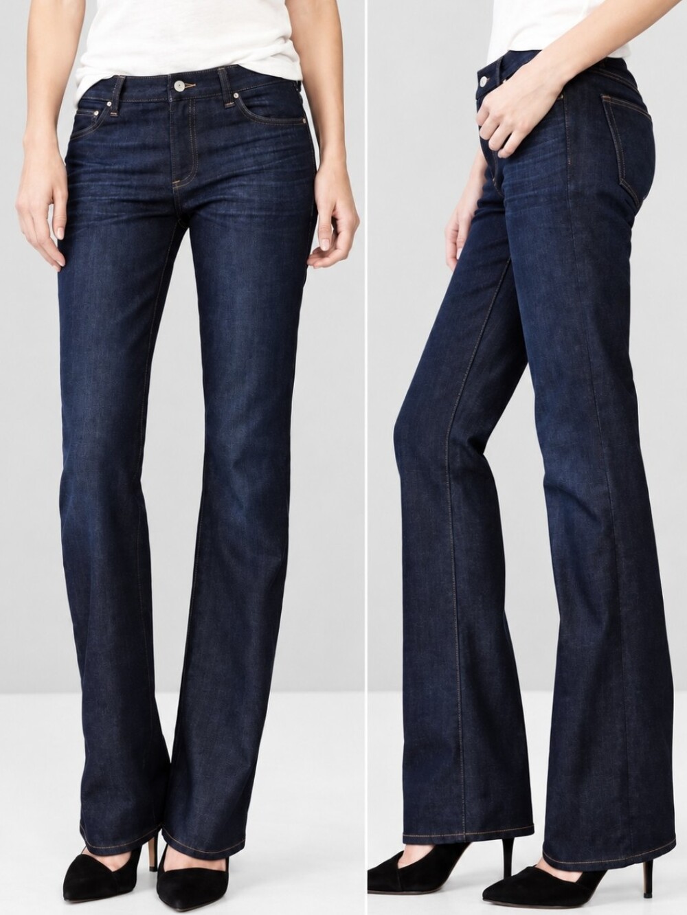 Gap 1969 Perfect Boot Jeans Dark Wash Blue Bootcut Classic Denim Y2K Size 28 NWT